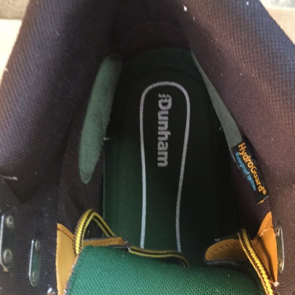 Size 13 6E Dunham 8000 6 inch safety toe boot. Wheat color. - Picture 3 of 8